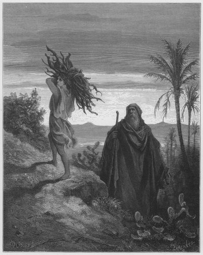 La prova della fede di Abramo da Gustave Dore